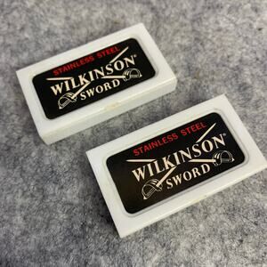 Wilkinson Sword Razor Blades Stainless Steel, Made in England, Vintage